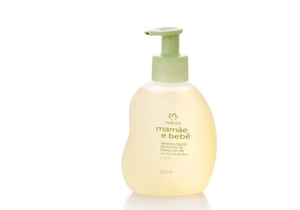 Sabonete Líquido Glicerinado da Cabeça aos Pés Mamãe e Bebê - 200ml