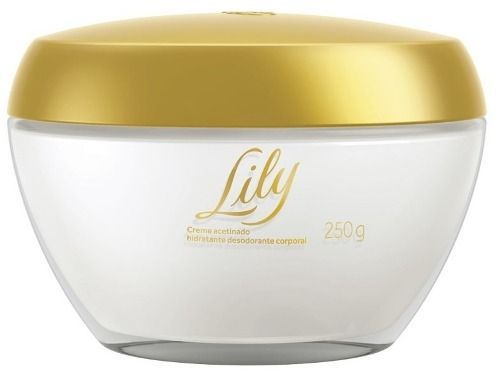 LILY CREME ACETINADO HIDRATANTE DESODORANTE CORPORAL, 250G